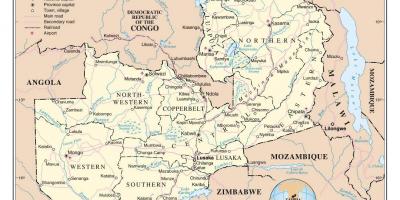 Harta de drum zambi