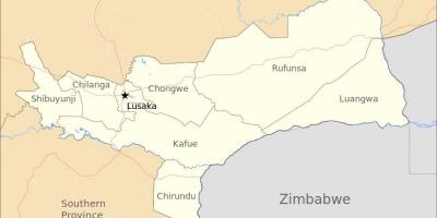Harta lusaka, Zambia