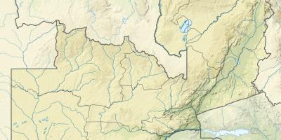 Harta Zambia râu 